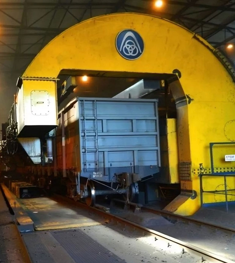 wagon-tippler-in-cement-plant